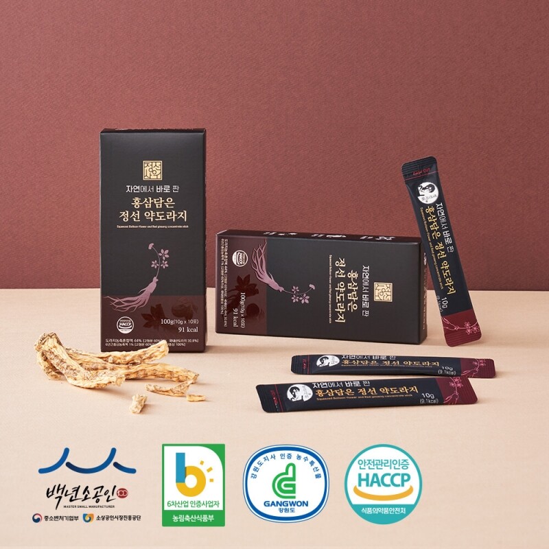 정선몰,정선사위 홍삼담은 정선약도라지 30개입 (300g)