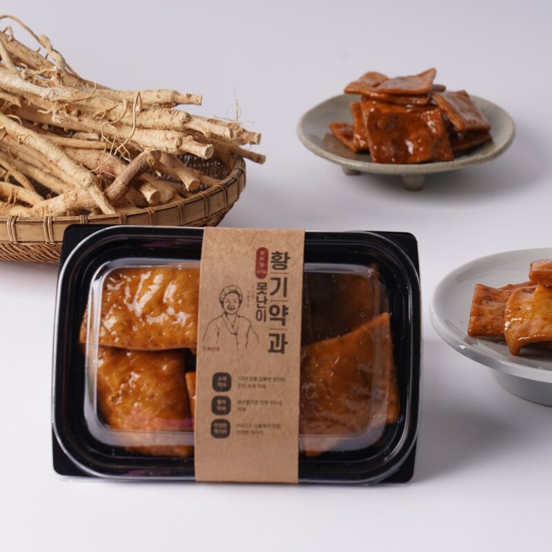 정선몰,정선사위 우리밀 수제약과 못난이 황기약과세트 (220gx2팩)
