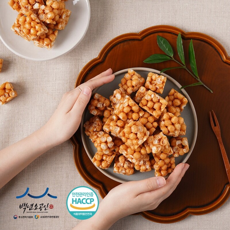 정선사위 부드러운 수제 오꼬시강정 추억의 할머니가오란다 380g