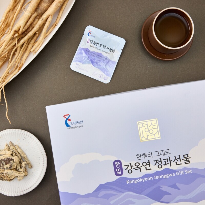 정선몰,정선사위 국산 수제 콩고물 한뿌리 그대로 한입 도라지정과,더덕정과 280g