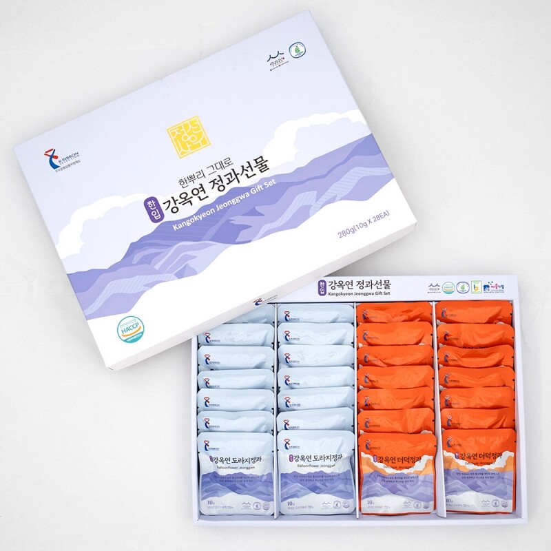 정선몰,정선사위 국산 수제 콩고물 한뿌리 그대로 한입 도라지정과,더덕정과 280g
