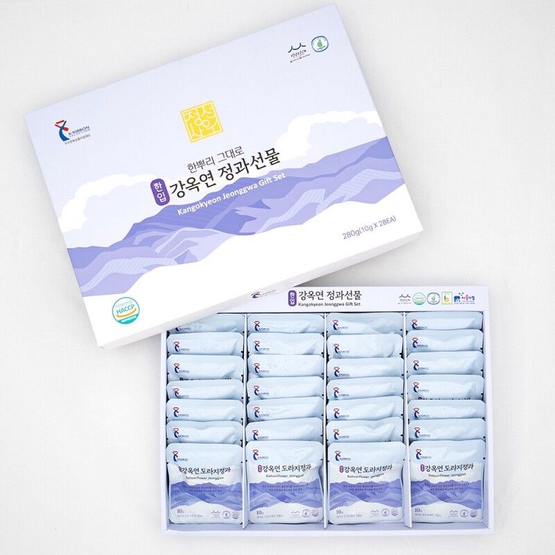 정선사위 국산 수제 콩고물 한뿌리 그대로 한입 도라지정과,더덕정과 280g
