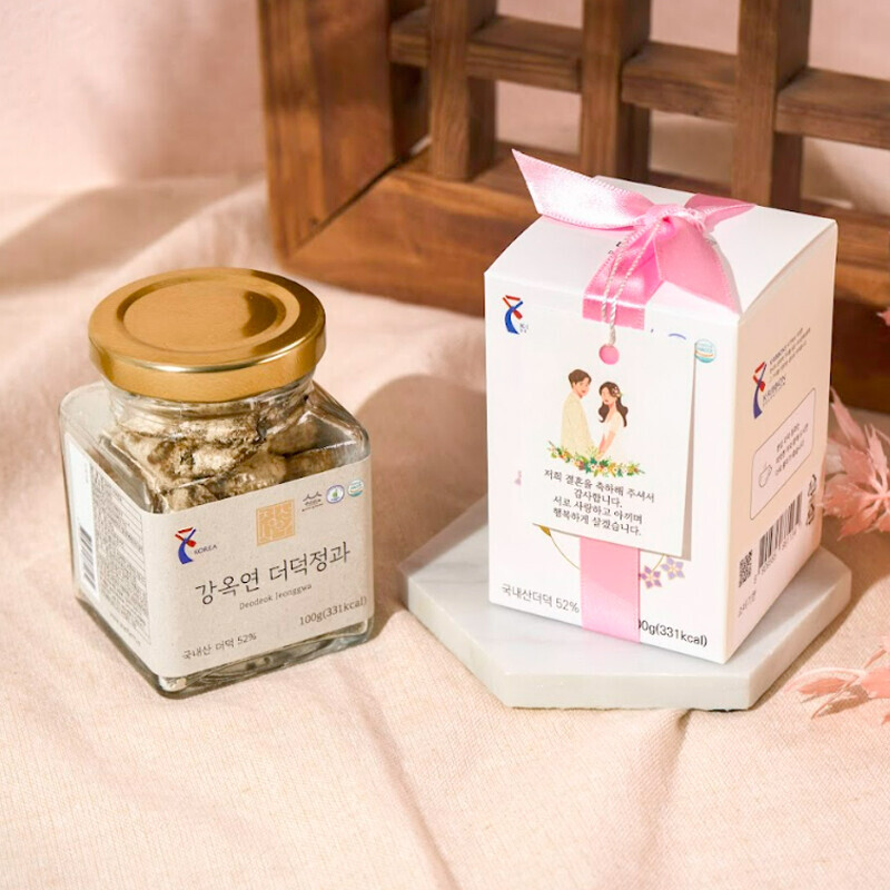 정선몰,정선사위 한입 수제 도라지정과 더덕정과 명절 답례품 선물 100g