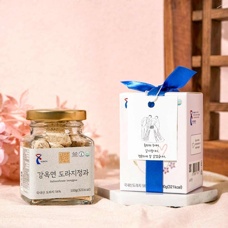 정선몰,정선사위 한입 수제 도라지정과 더덕정과 명절 답례품 선물 100g
