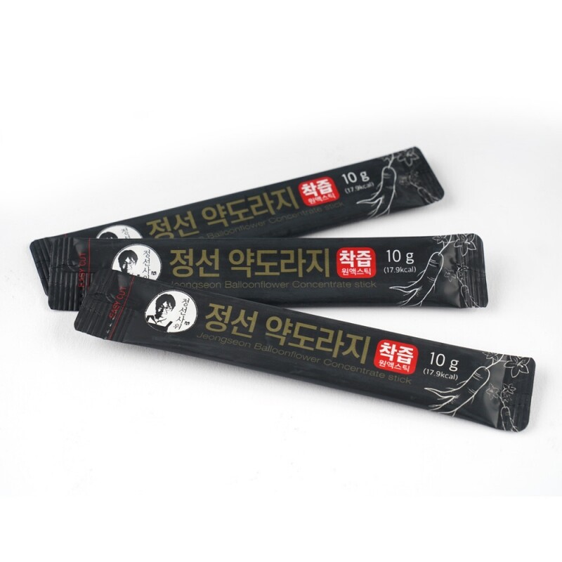 정선몰,(살수록할인)정선사위 도라지스틱 약도라지청 착즙원액 30포×3박스